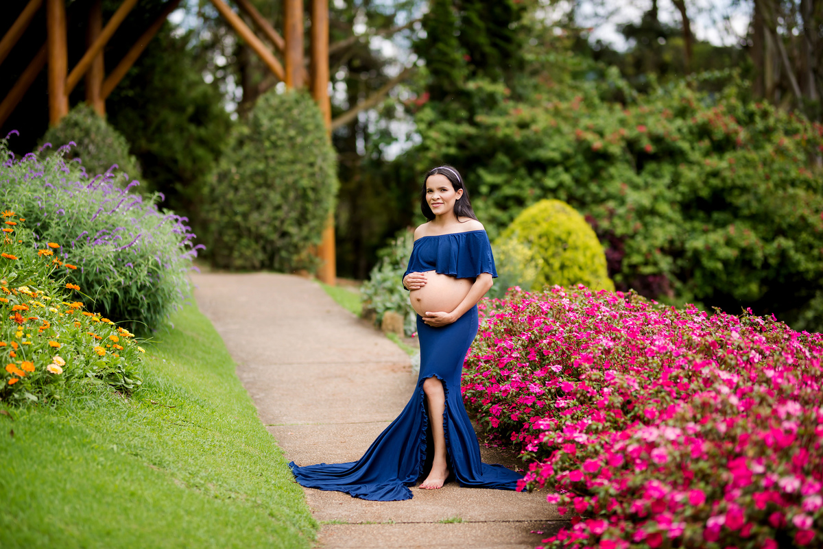 Ensaio Gestante Jardim dos Pinhais Ecco Parque Santo António do Pinhal 