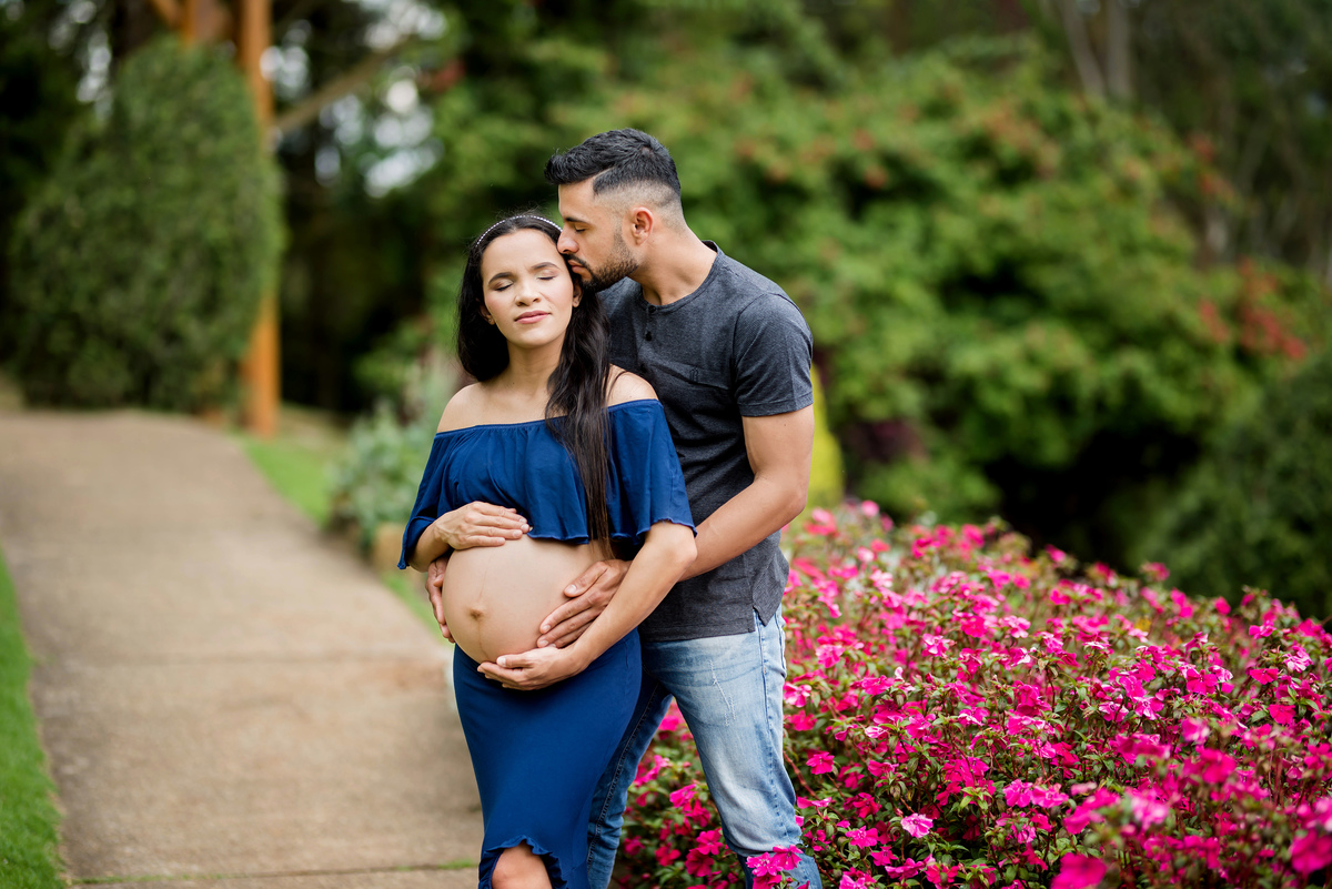 Ensaio Gestante Jardim dos Pinhais Ecco Parque Santo António do Pinhal 