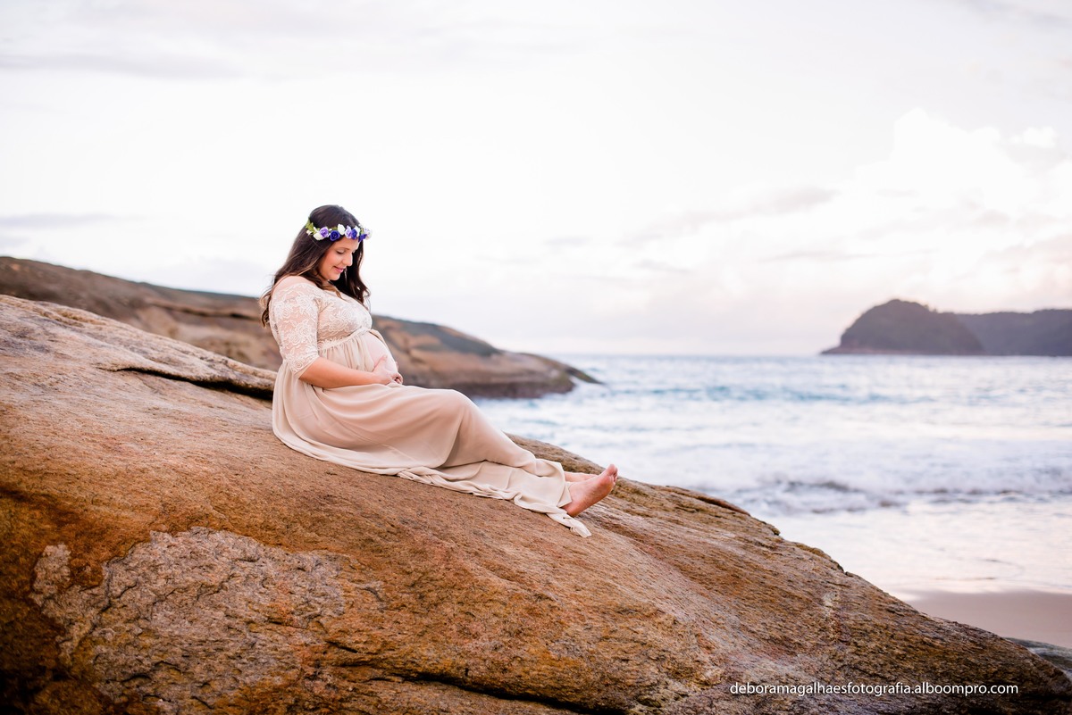 Ensaio Gestante Praia Trindade Paraty Rio de Janeiro