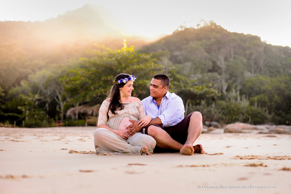 Ensaio Gestante Praia Trindade Paraty Rio de Janeiro