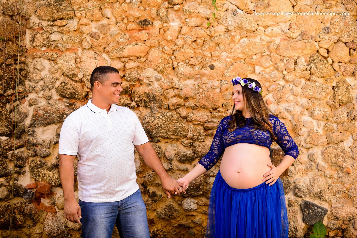 Ensaio Gestante Centro Histórico Paraty Rio de Janeiro