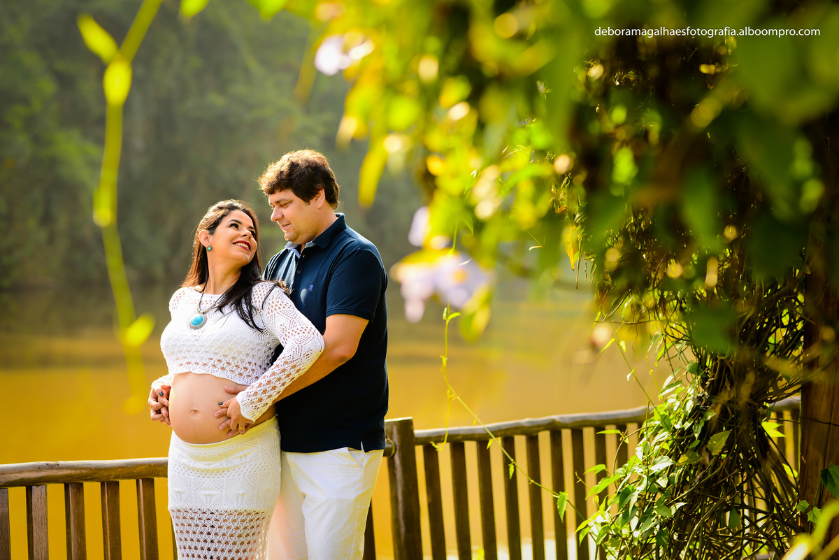 Ensaio Gestante Pesqueiro Recanto do Bosque Guaratinguetá