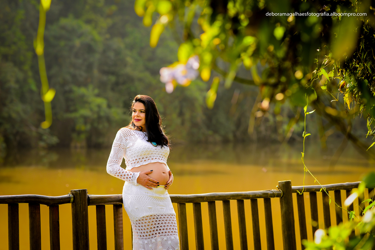 Ensaio Gestante Pesqueiro Recanto do Bosque Guaratinguetá