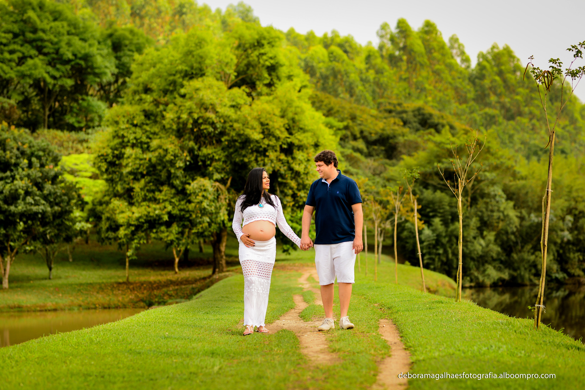 Ensaio Gestante Pesqueiro Recanto do Bosque Guaratinguetá