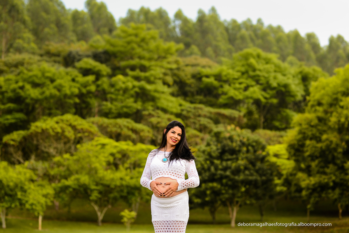 Ensaio Gestante Pesqueiro Recanto do Bosque Guaratinguetá