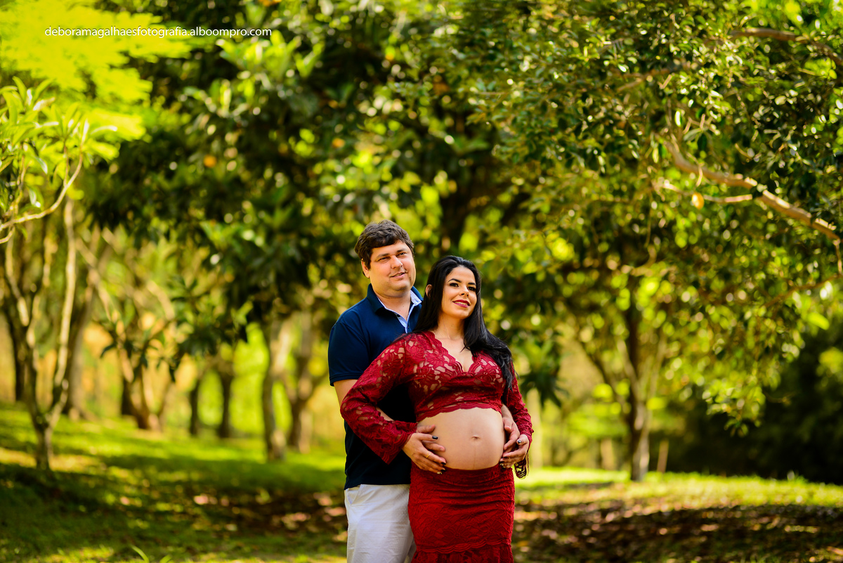 Ensaio Gestante Pesqueiro Recanto do Bosque Guaratinguetá