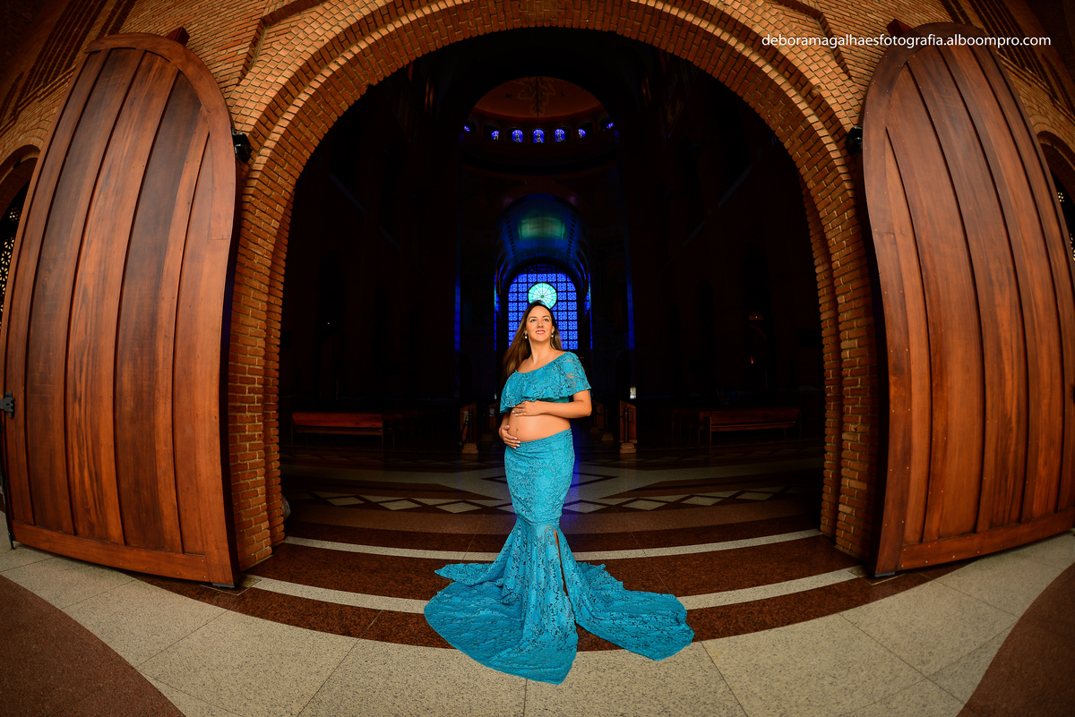 Ensaio Gestante Basílica Nacional Nossa Senhora Aparecida