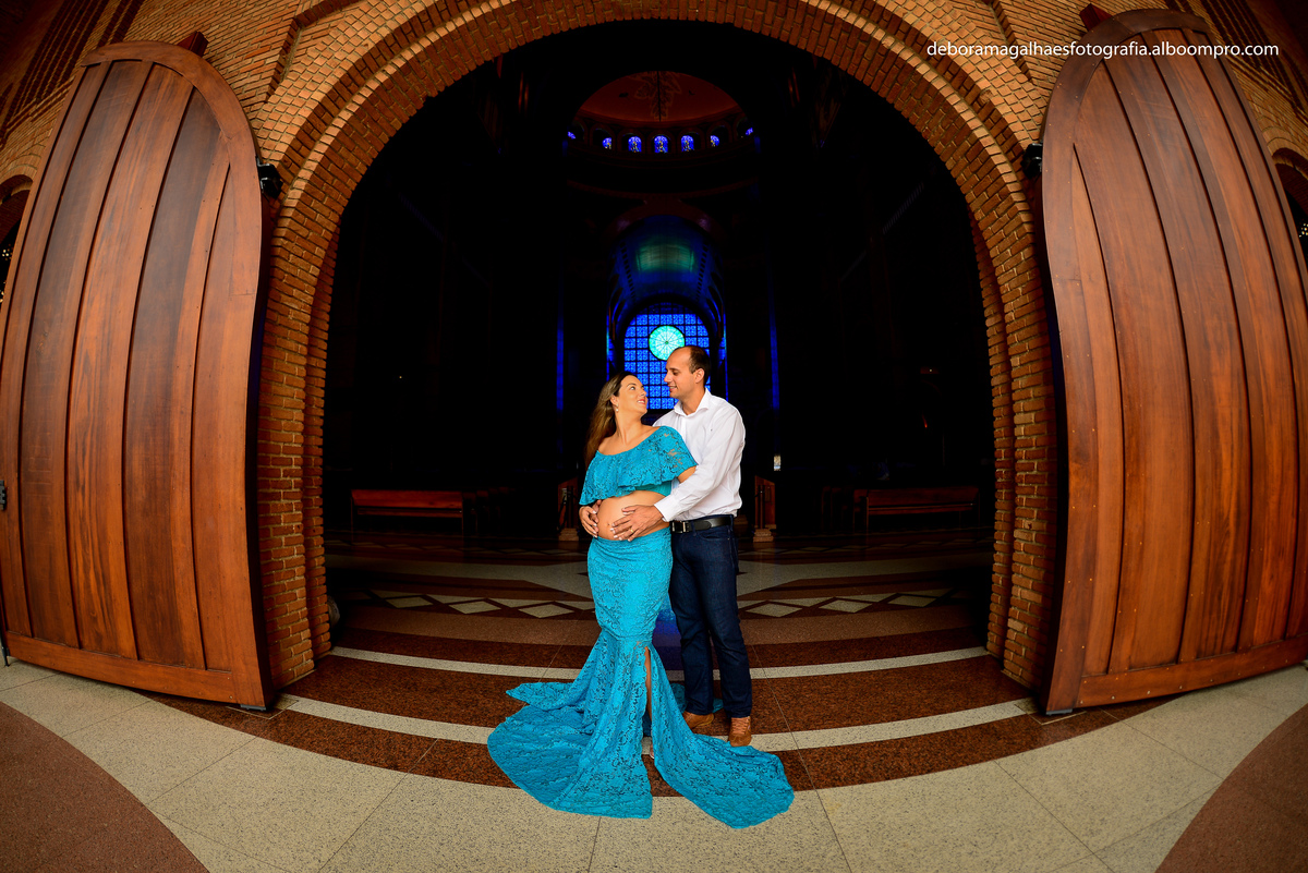 Ensaio Gestante Basílica Nacional Nossa Senhora Aparecida