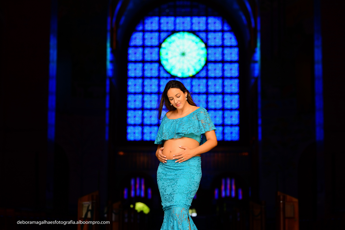 Ensaio Gestante Basílica Nacional Nossa Senhora Aparecida