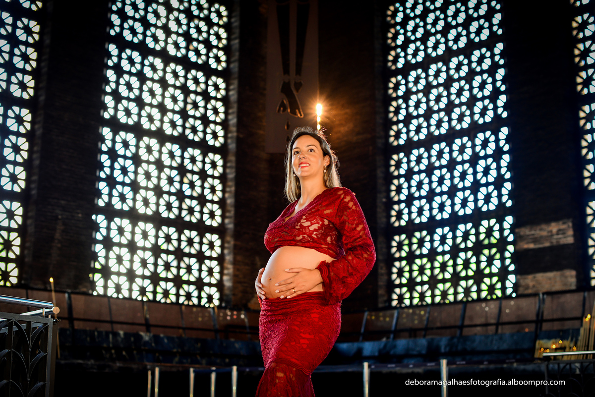 Ensaio Gestante Basílica Nacional Nossa Senhora Aparecida