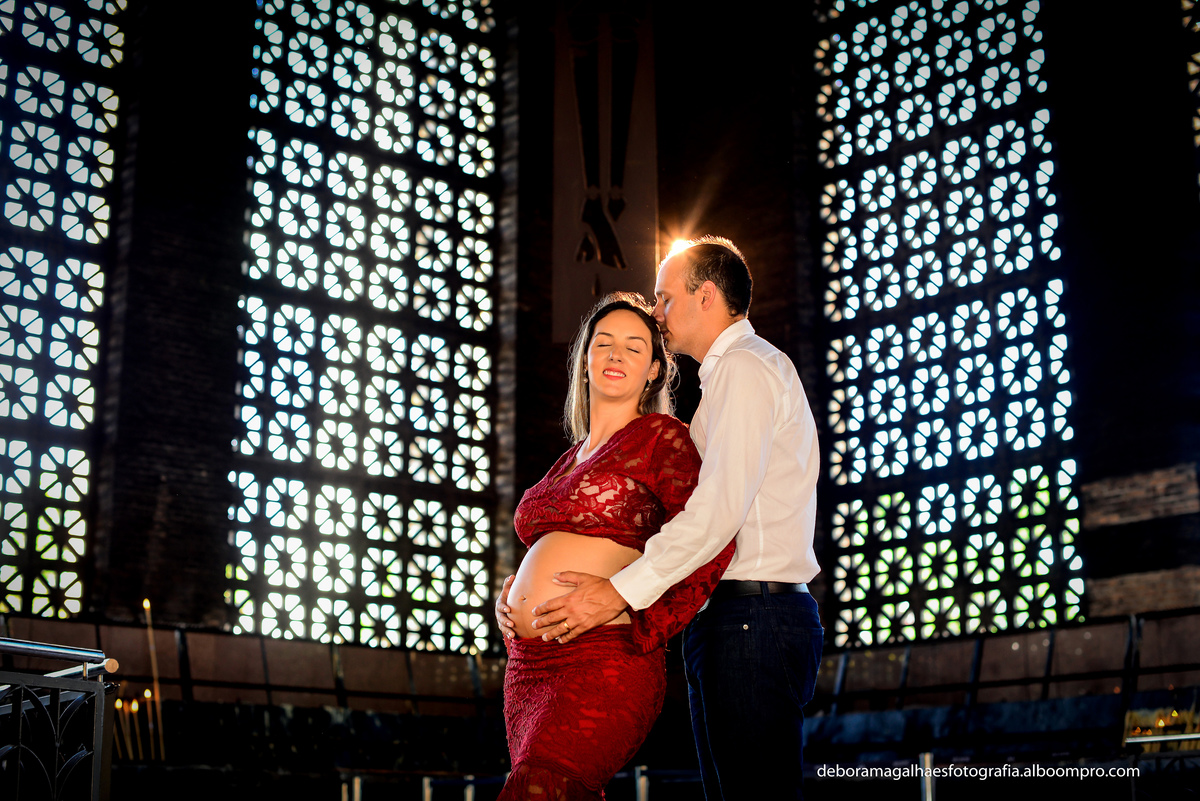 Ensaio Gestante Basílica Nacional Nossa Senhora Aparecida