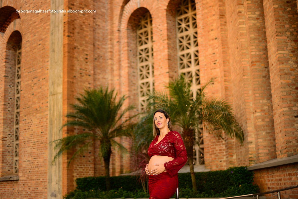 Ensaio Gestante Basílica Nacional Nossa Senhora Aparecida