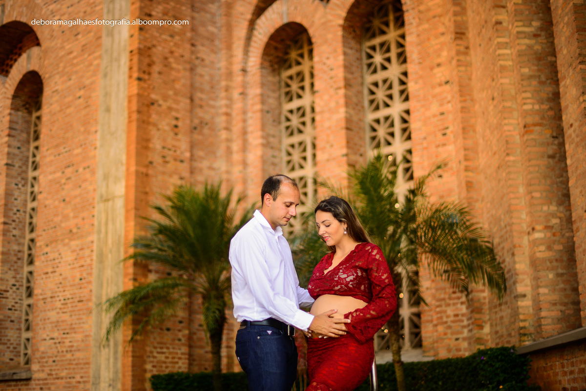 Ensaio Gestante Basílica Nacional Nossa Senhora Aparecida