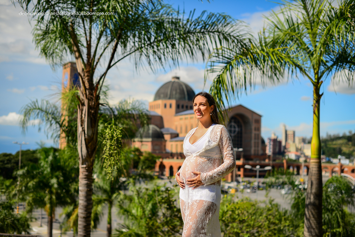 Ensaio Gestante Basílica Nacional Nossa Senhora Aparecida