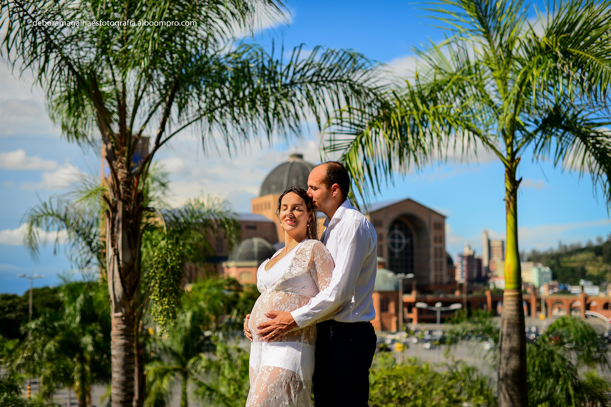 Ensaio Gestante Basílica Nacional Nossa Senhora Aparecida