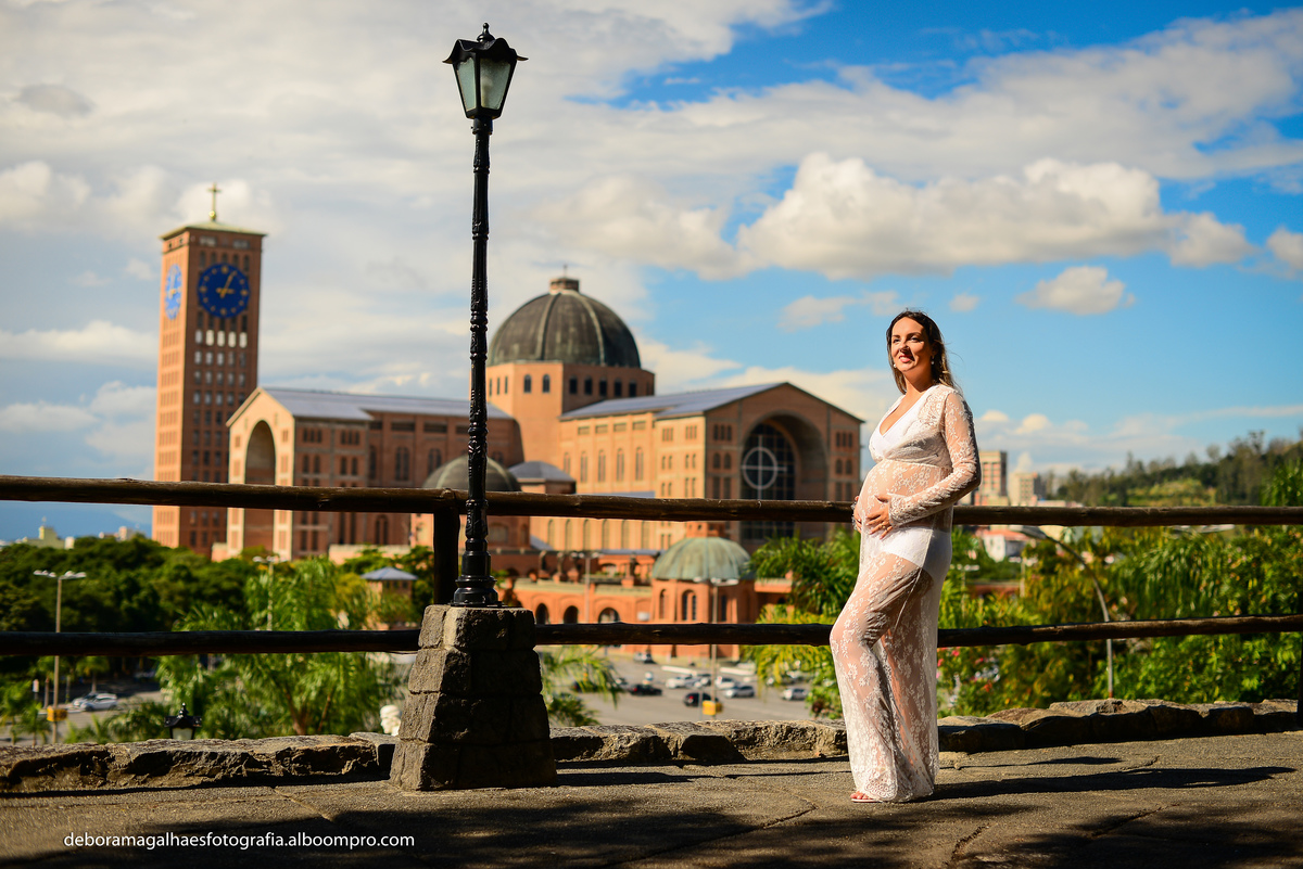 Ensaio Gestante Basílica Nacional Nossa Senhora Aparecida