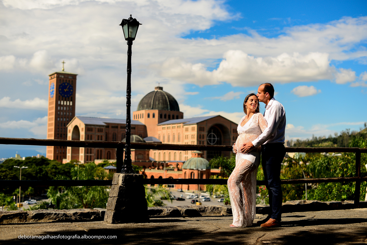 Ensaio Gestante Basílica Nacional Nossa Senhora Aparecida