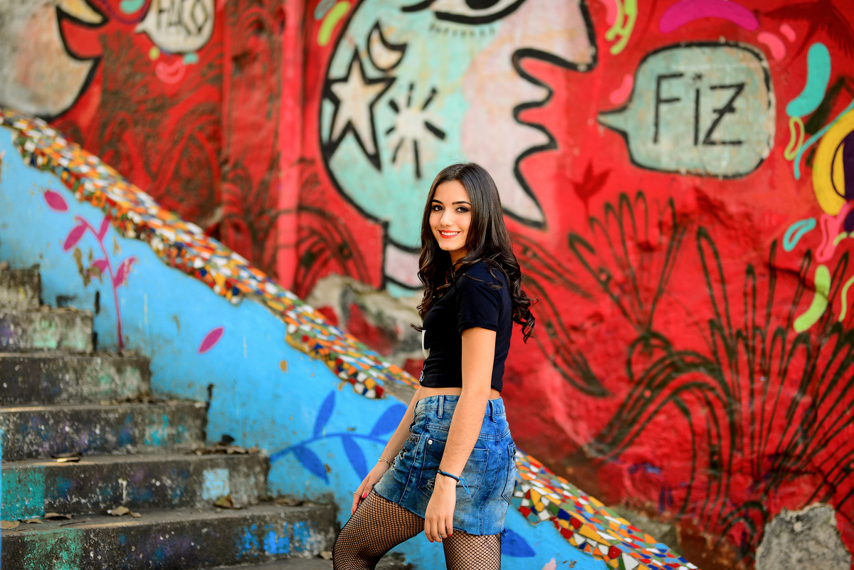 Ensaio 15 anos Beco do Batman Vila Madalena São Paulo