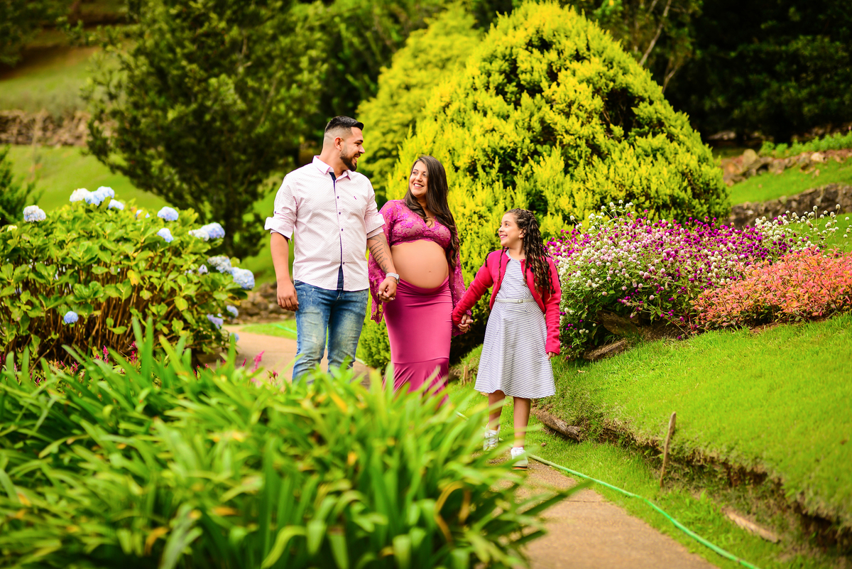 Ensaio Gestante Jardim dos Pinhais Ecco Parque Santo Antônio do Pinhal