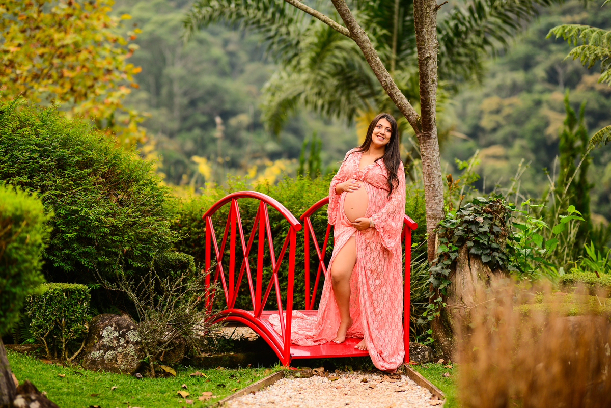 Ensaio Gestante Jardim dos Pinhais Ecco Parque Santo Antônio do Pinhal