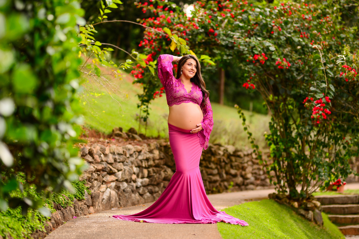 Ensaio Gestante Jardim dos Pinhais Ecco Parque Santo Antônio do Pinhal