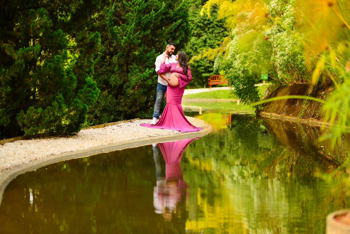 Ensaio Gestante Jardim dos Pinhais Ecco Parque Santo Antônio do Pinhal