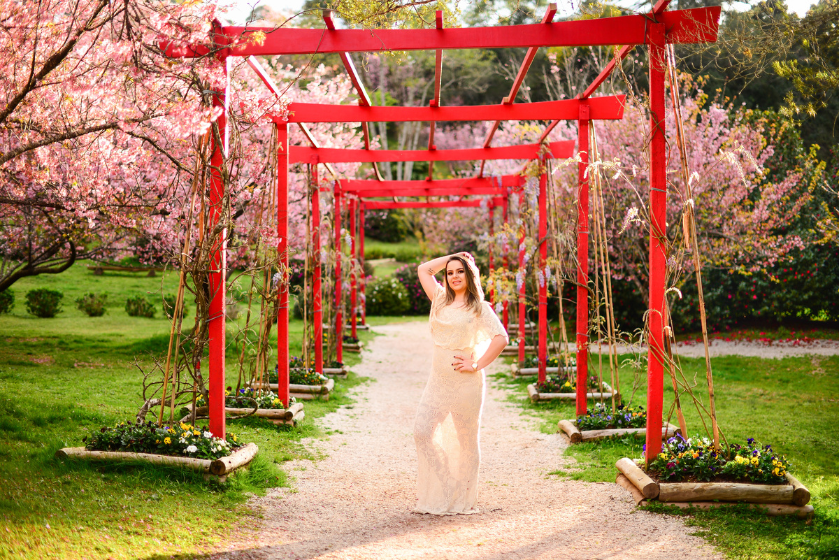 Ensaio Fotográfico Parque das Cerejeiras Campos do Jordão