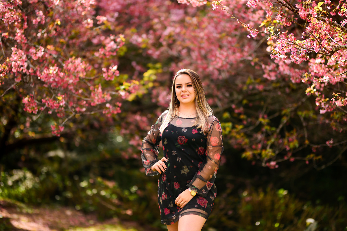 Ensaio Fotográfico Parque das Cerejeiras Campos do Jordão