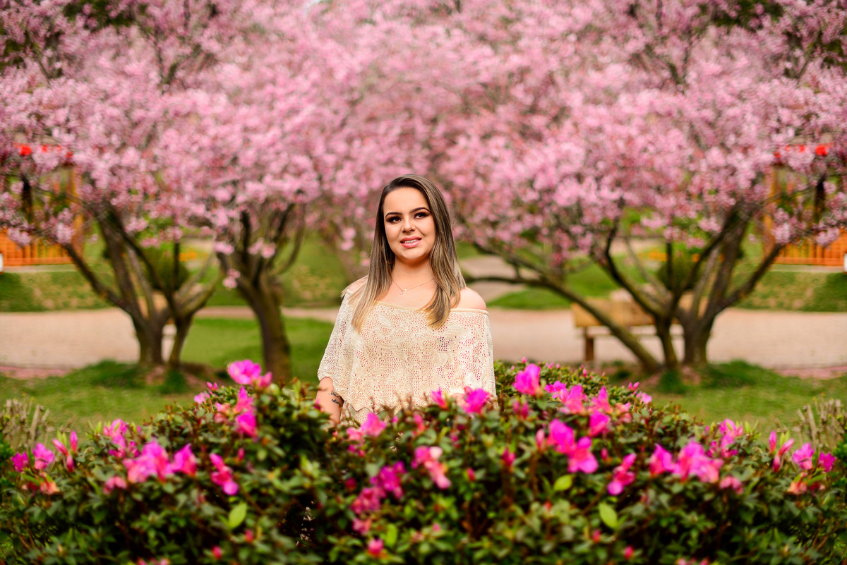Ensaio Fotográfico Parque das Cerejeiras Campos do Jordão