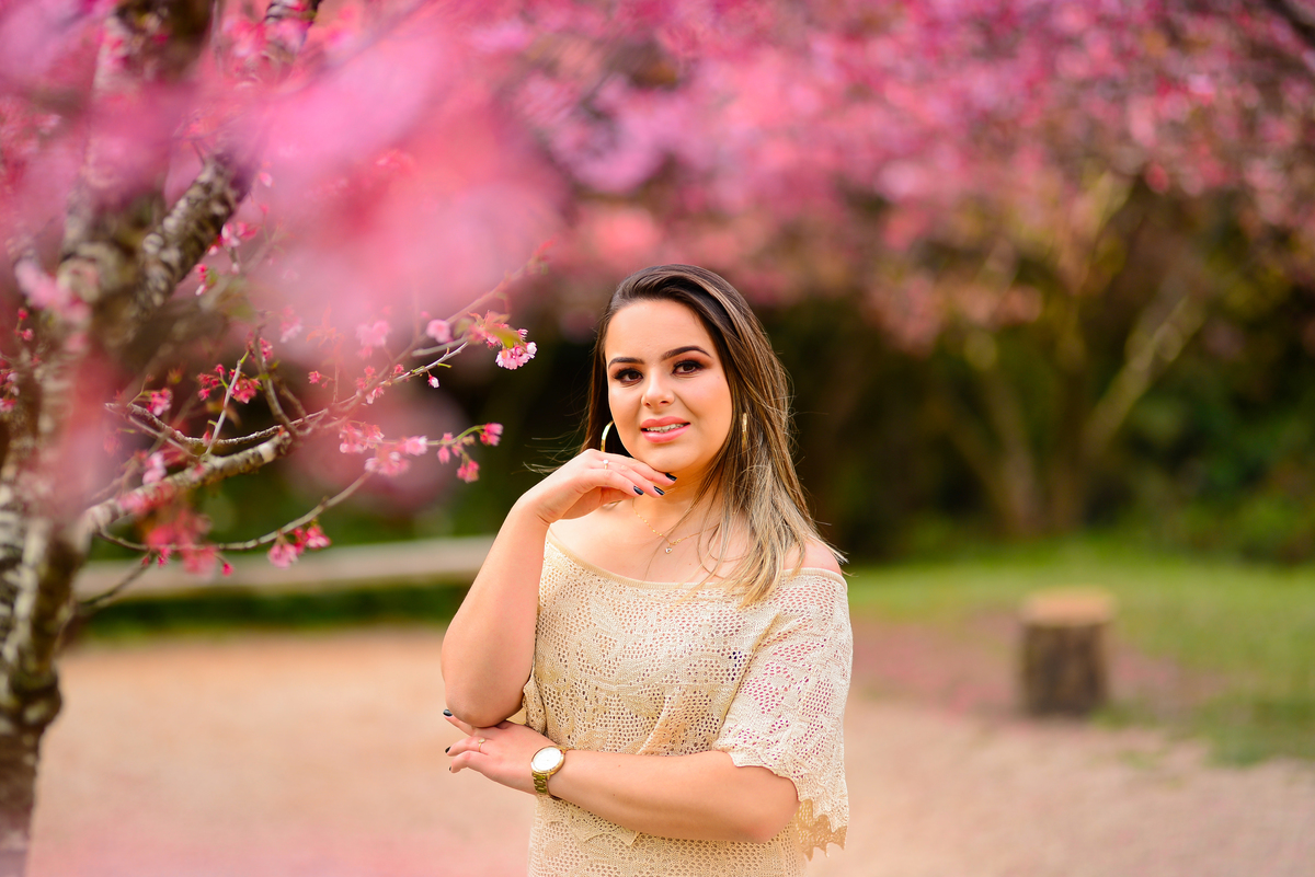 Ensaio Fotográfico Parque das Cerejeiras Campos do Jordão