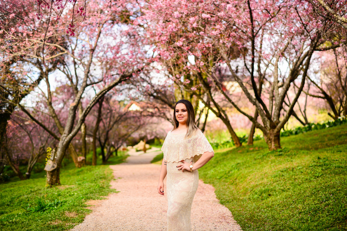 Ensaio Fotográfico Parque das Cerejeiras Campos do Jordão