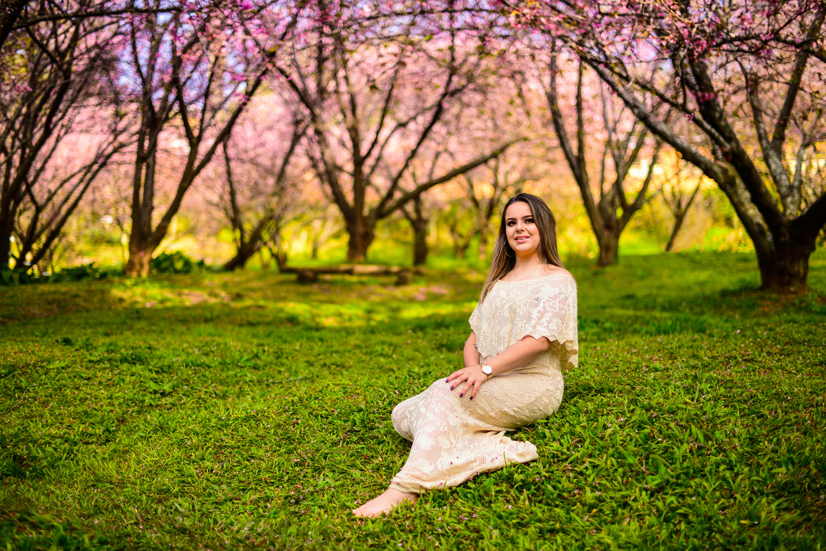 Ensaio Fotográfico Parque das Cerejeiras Campos do Jordão