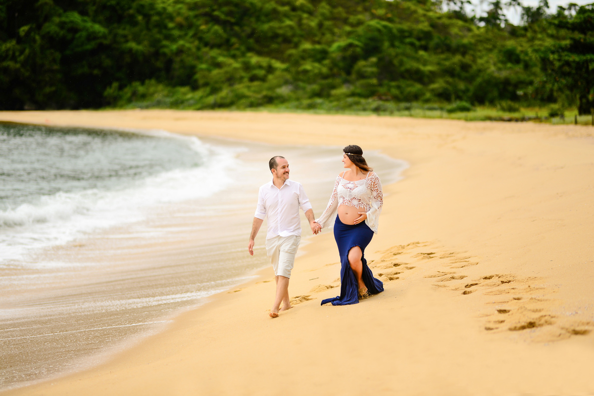 Ensaio Gestante Praia Ubatuba