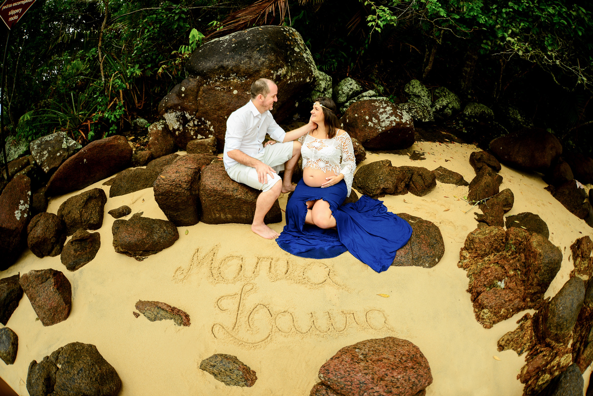 Ensaio Gestante Praia Ubatuba