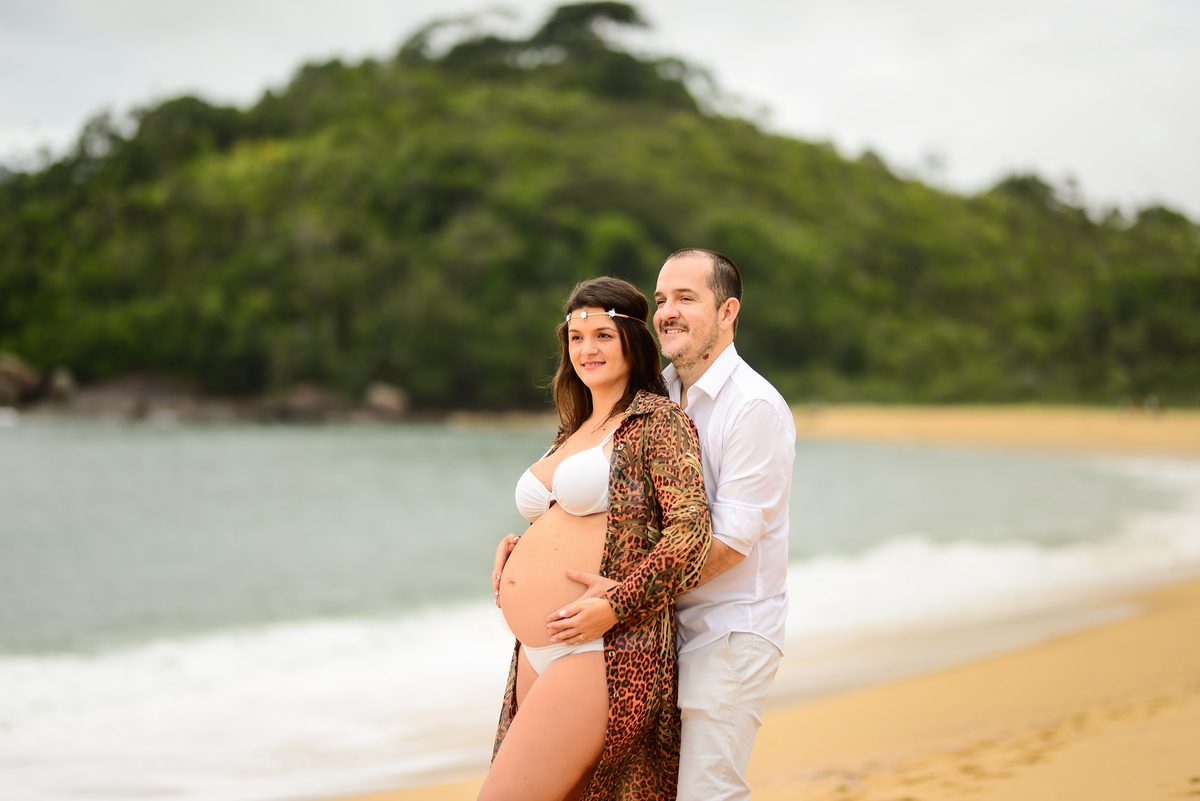 Ensaio Gestante Praia Ubatuba