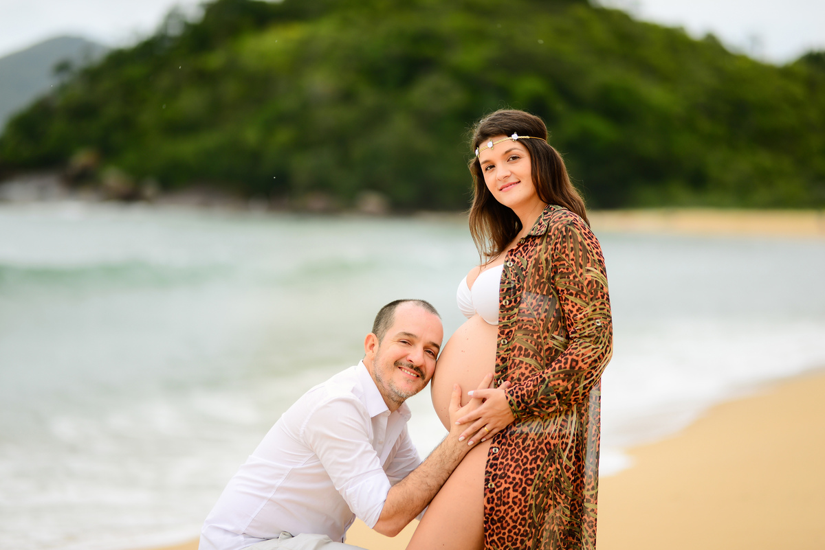 Ensaio Gestante Praia Ubatuba