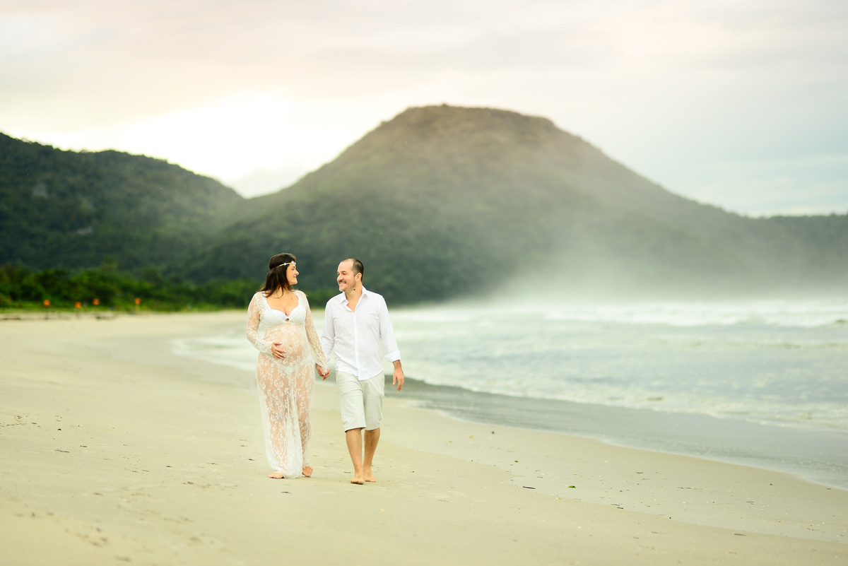 Ensaio Gestante Praia Ubatuba