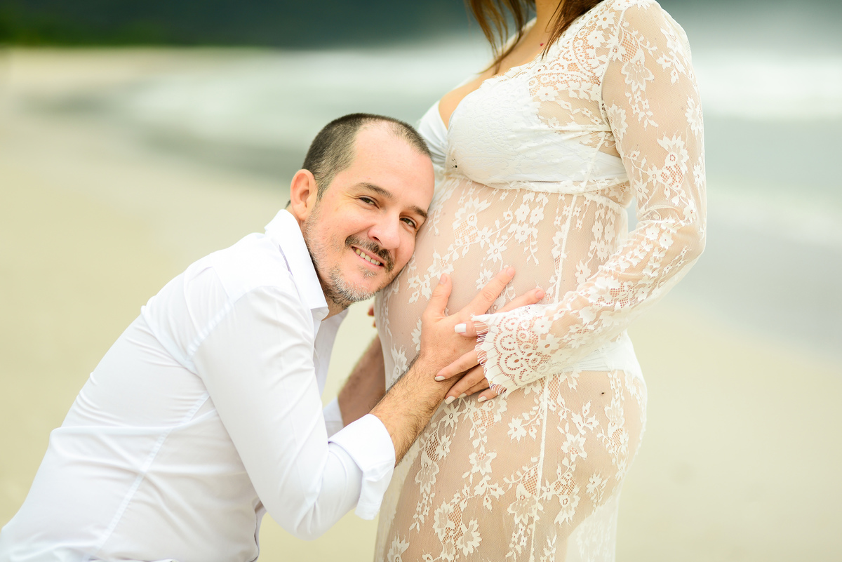 Ensaio Gestante Praia Ubatuba