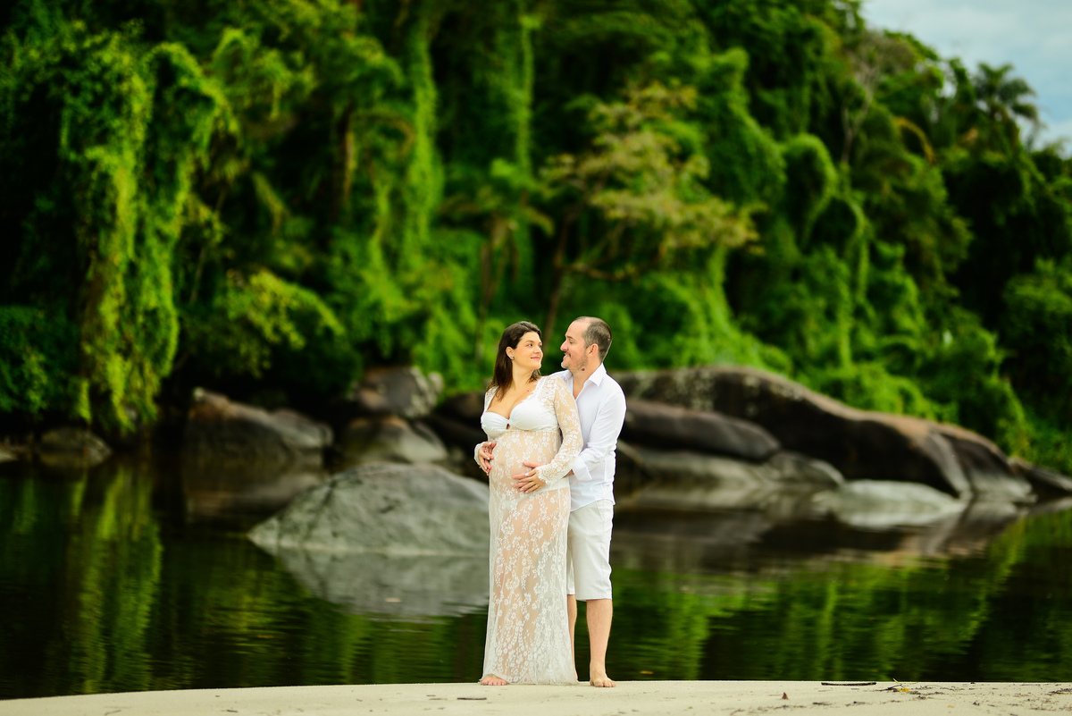 Ensaio Gestante Praia Ubatuba