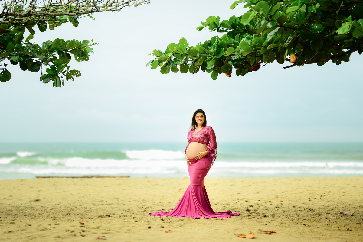 Ensaio Gestante Praia Ubatuba
