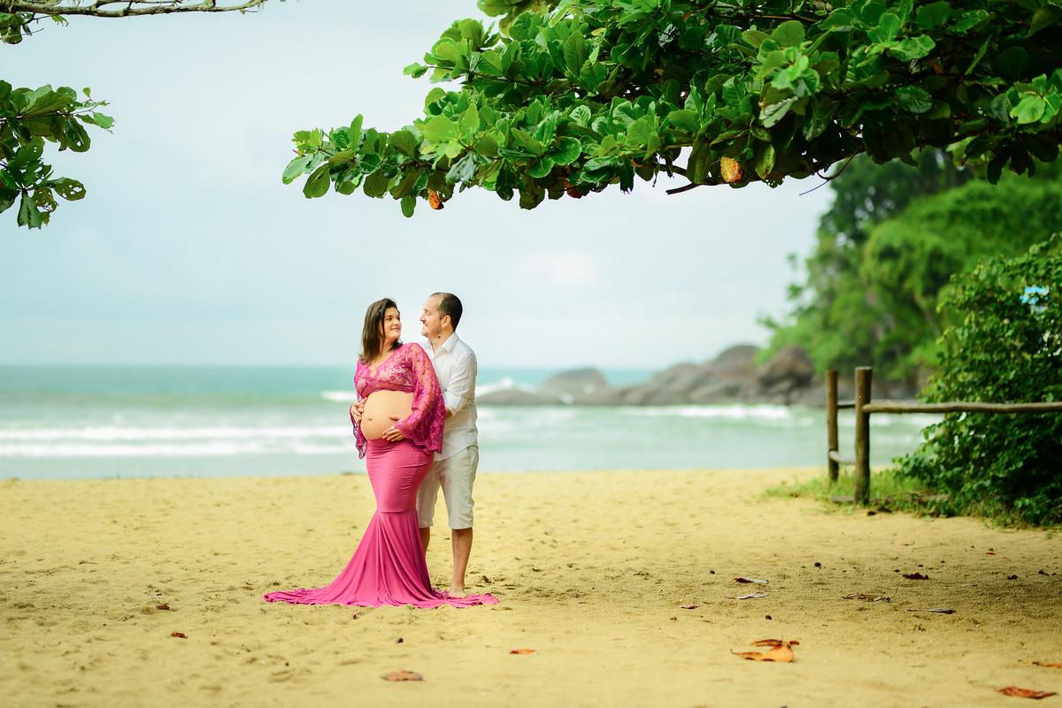 Ensaio Gestante Praia Ubatuba