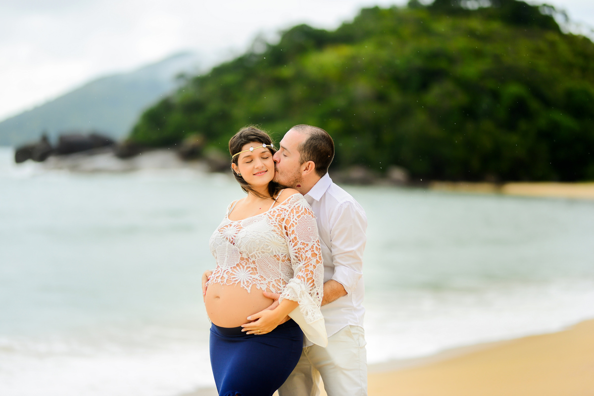 Ensaio Gestante Praia Ubatuba