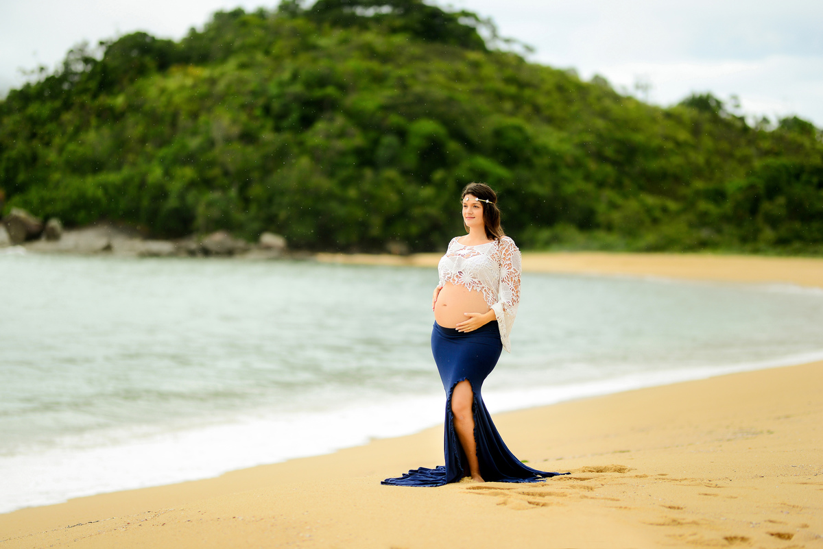 Ensaio Gestante Praia Ubatuba