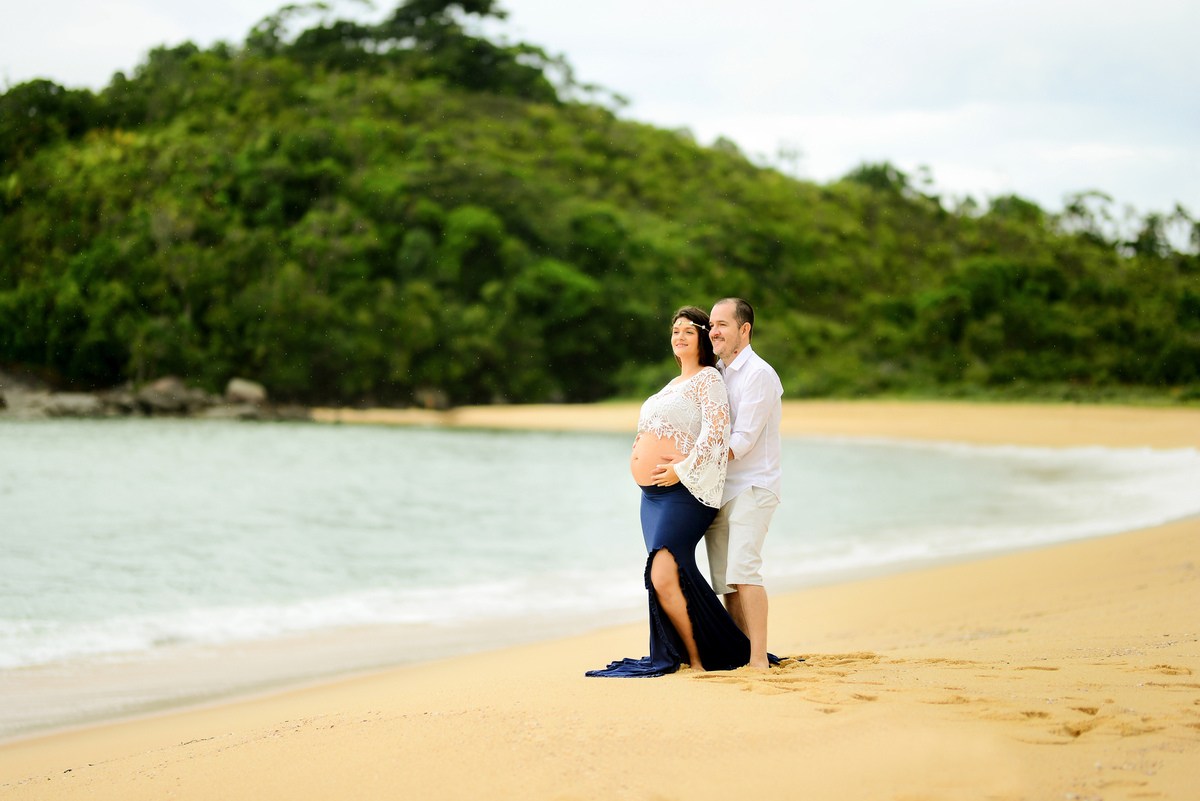 Ensaio Gestante Praia Ubatuba