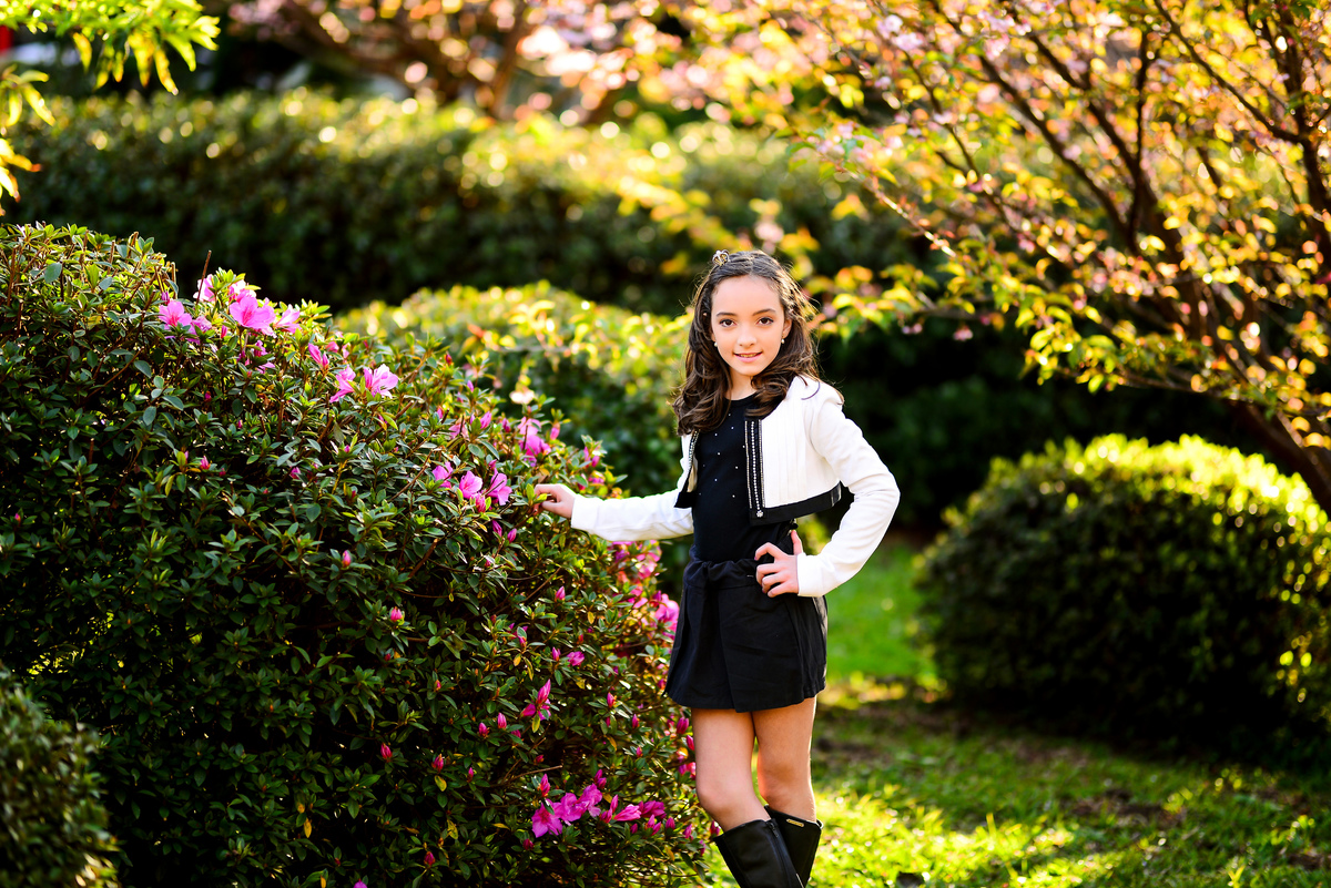 Ensaio Infantil Parque das Cerejeiras Campos do Jordão