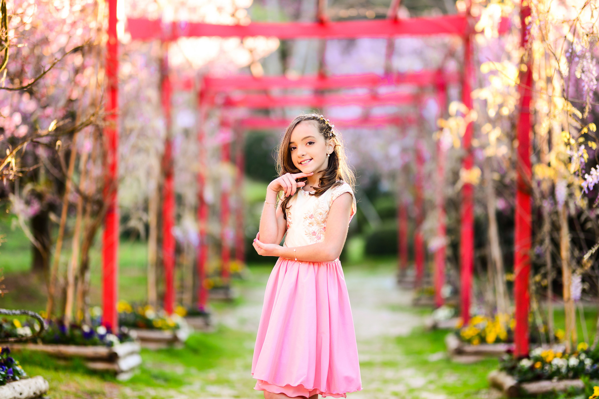 Ensaio Infantil Parque das Cerejeiras Campos do Jordão