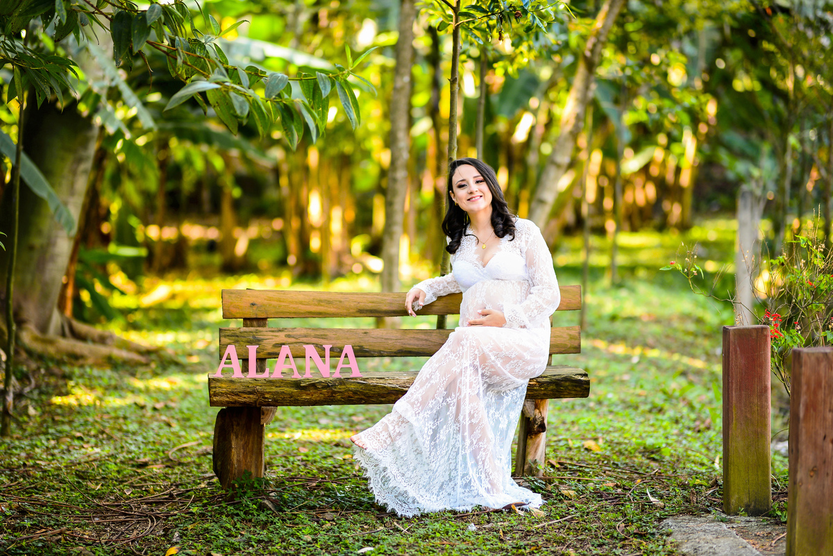 Ensaio Gestante Pousada Vale das Orquídeas Lavrinhas SP