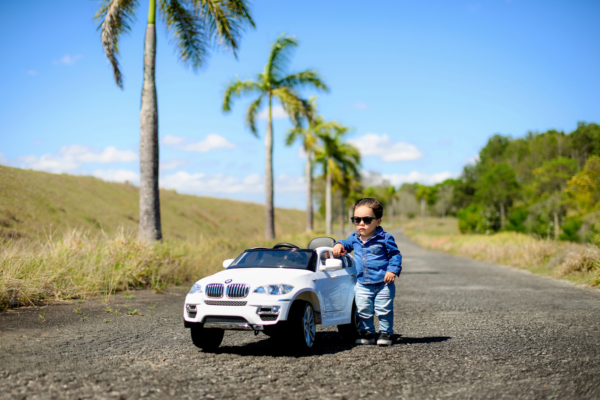 Ensaio Infantil Carro Cachoeira Paulista São Paulo