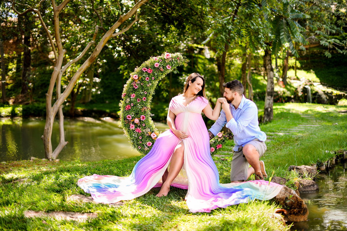 Ensaio Gestante Pousada Vale das Orquídeas Lavrinhas SP