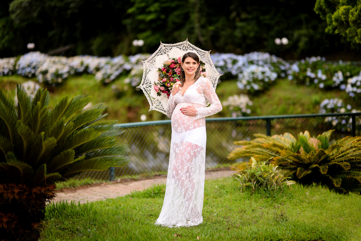 Ensaio Gestante Hotel Recanto das Hortênsias Passa Quatro Minas Gerais